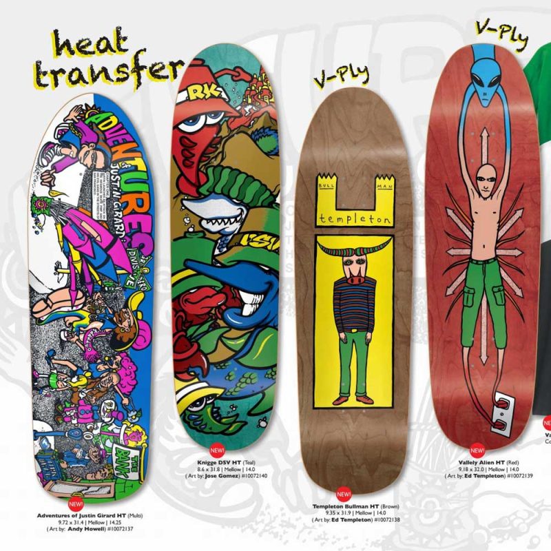 New Deal Heat Transfer Skateboards Canada Online Sales Vancouver Pickup