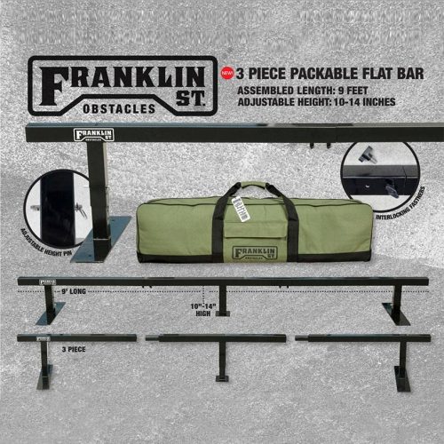 Franklin St. Obstacles Packable Flat Bar Rail Canada Online Sales Vancouver Pickup