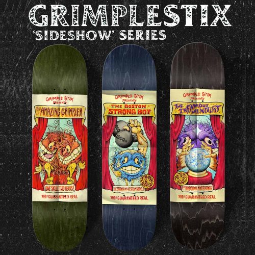 Antihero Grimple Stix Sideshow Skateboard Decks Canada Online Sales Vancouver Pickup