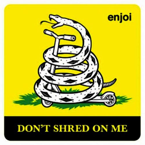 Enjoi Don't Shred On Me Sticker Canada Online Sales Vancouver Pickup