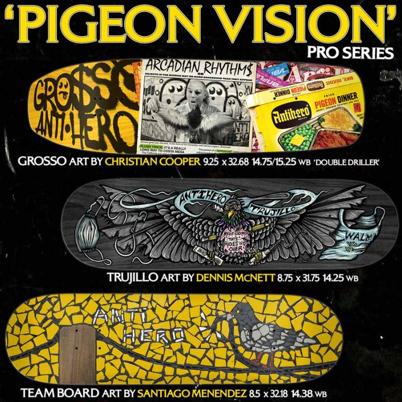 AntiHero Trujillo Pigeon Vision Deck Canada Online Sales Vancouver Pick Up