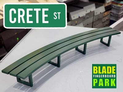 Crete St. Obstacle Blade Fingerboard Park Canada, Pickup only Vancouver