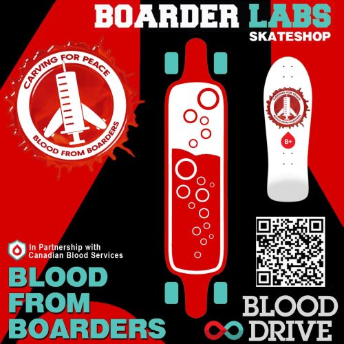 Blood From Boarders Blood Drive in Partnership with Canadian Blood Services