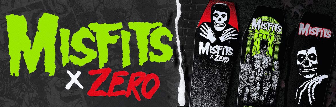 Zero Skateboards Misfits Canada Online Sales Pickup CalStreets Vancouver