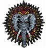 POWELL PERALTA VALLELY ELEPHANT LAPEL PIN 1.25″ GREY