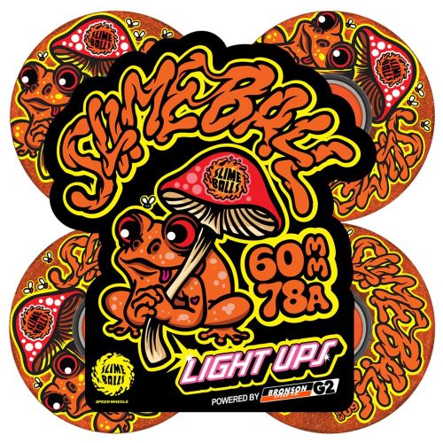 60mm Frog Trips Glitter Light Ups 78a Slime Balls Skateboard Wheels Canada Online Sales Pickup CalStreets Vancouver