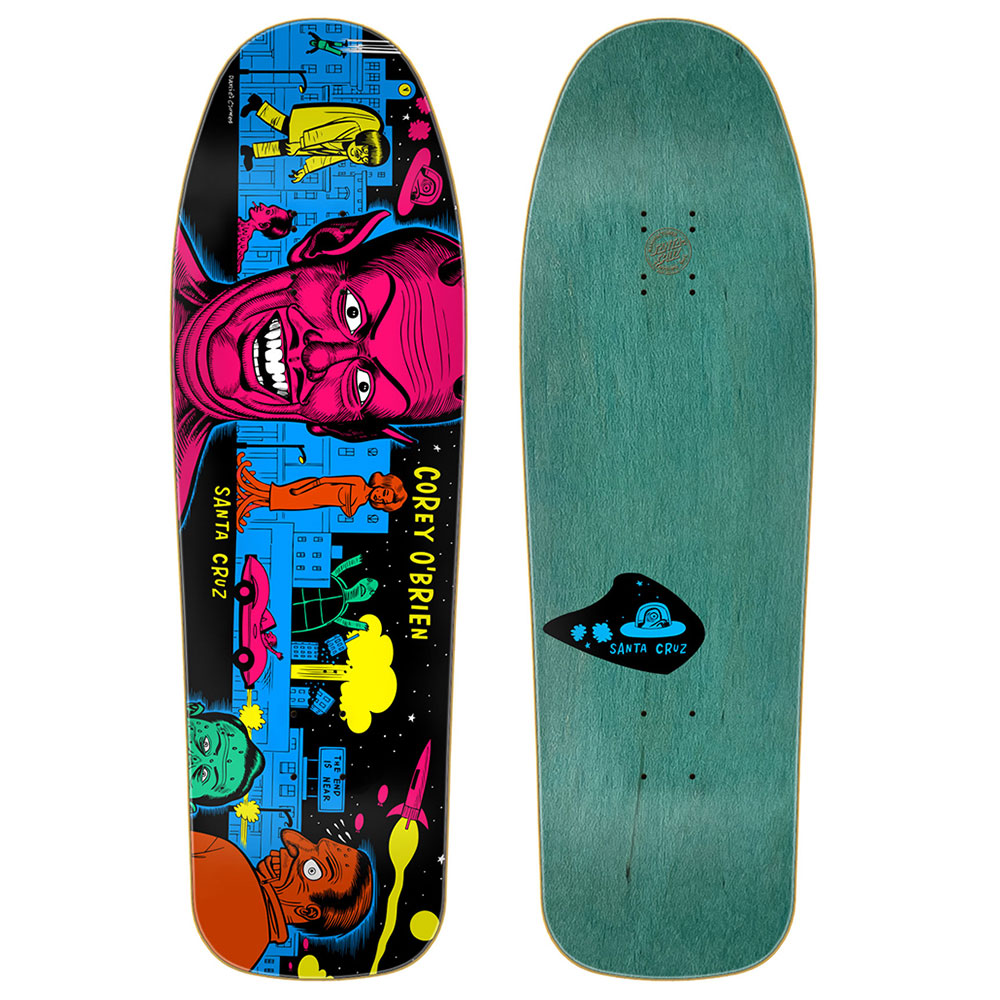 SANTA CRUZ OBRIEN MUTANT CITY REISSUE DECK 9.75