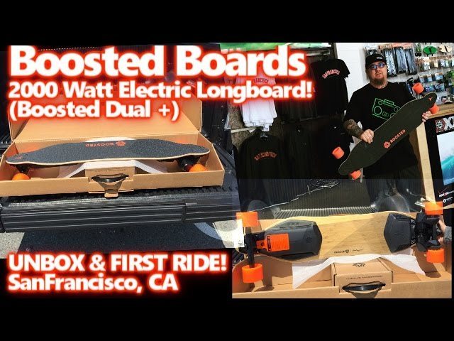 Boosted-Boards-2000-Watt-Electric-Long-Board-Dual-Unbox-First-Ride-San-Francisco
