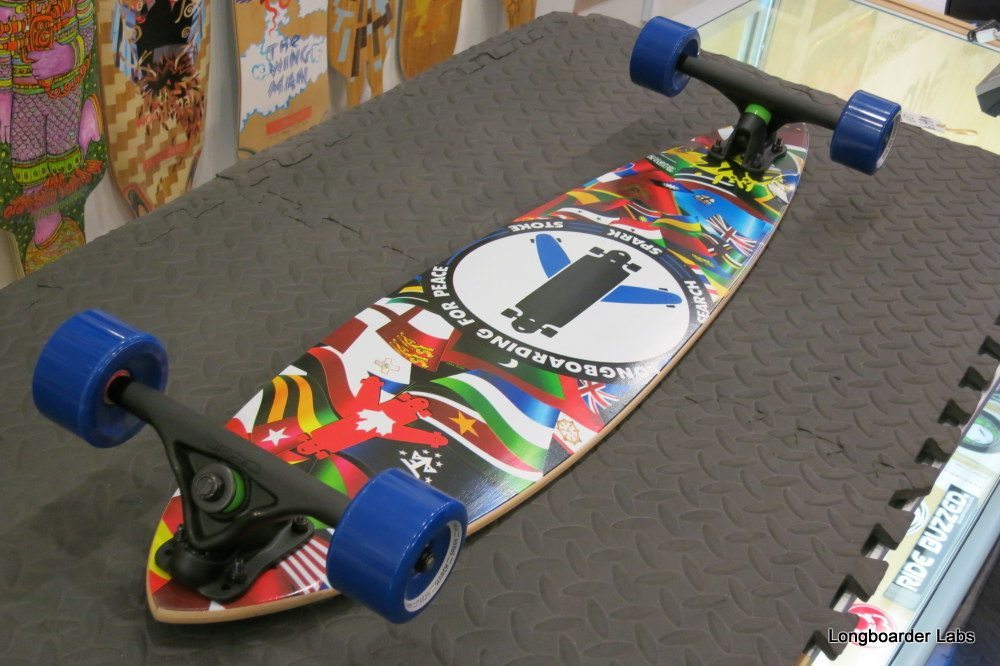 Longboard for Peace complete