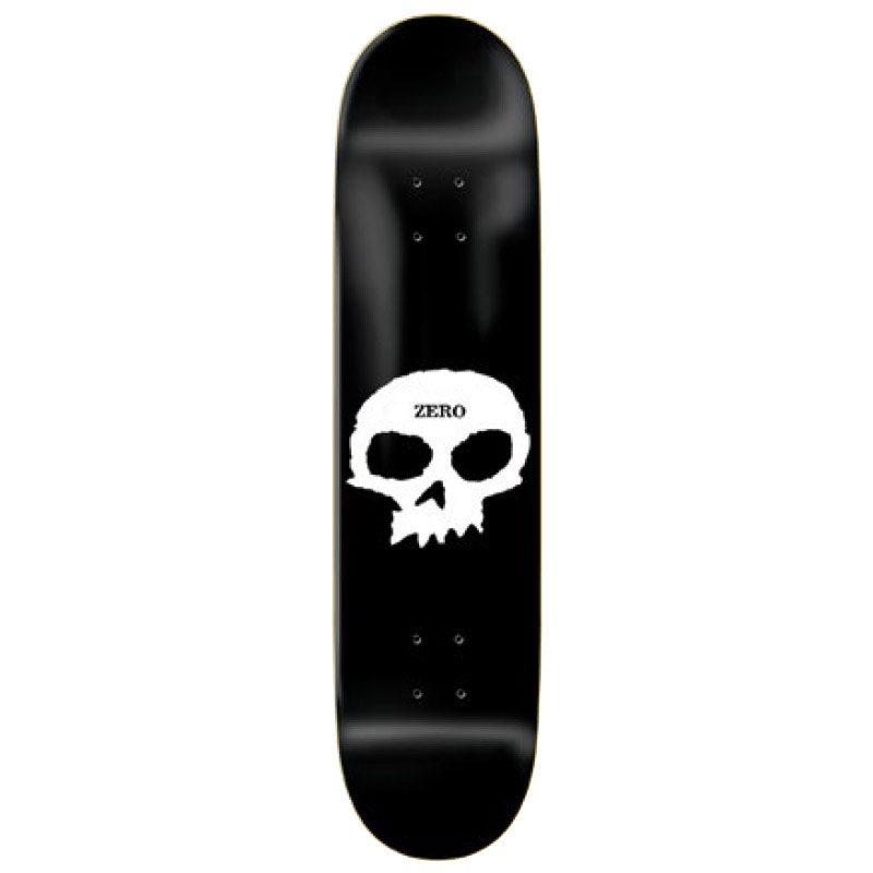 Zero Skateboards Single Skull Deck 8.0''
