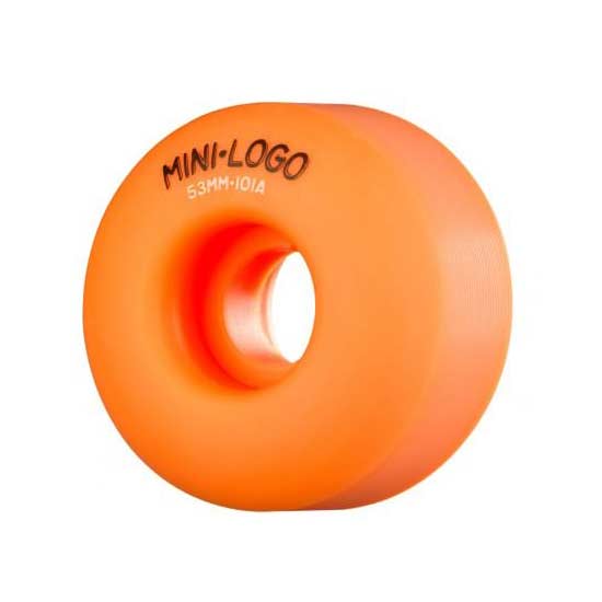 Mini Logo Skateboard Wheels 52mm C-Cut 101A Orange 