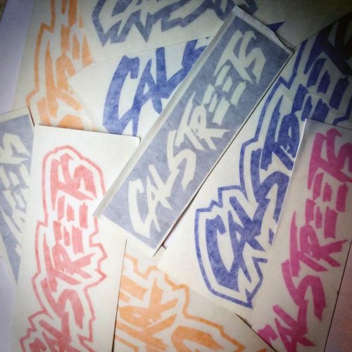 New 2016 CalStreets Stickers Decals by Burn Bros