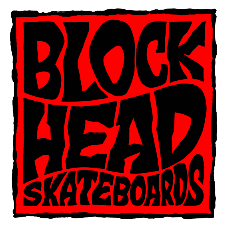 BLOCKHEAD-SQUARE-RED-Buy Blockhead Skateboards and Reissues Canada Online sales Vancouver Pickup