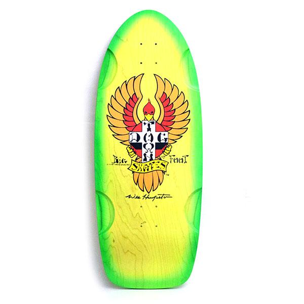 Dogtown Skateboard Deck OG Classic Big Foot Yellow Fade 12" x 30.75" w/ Griptape 