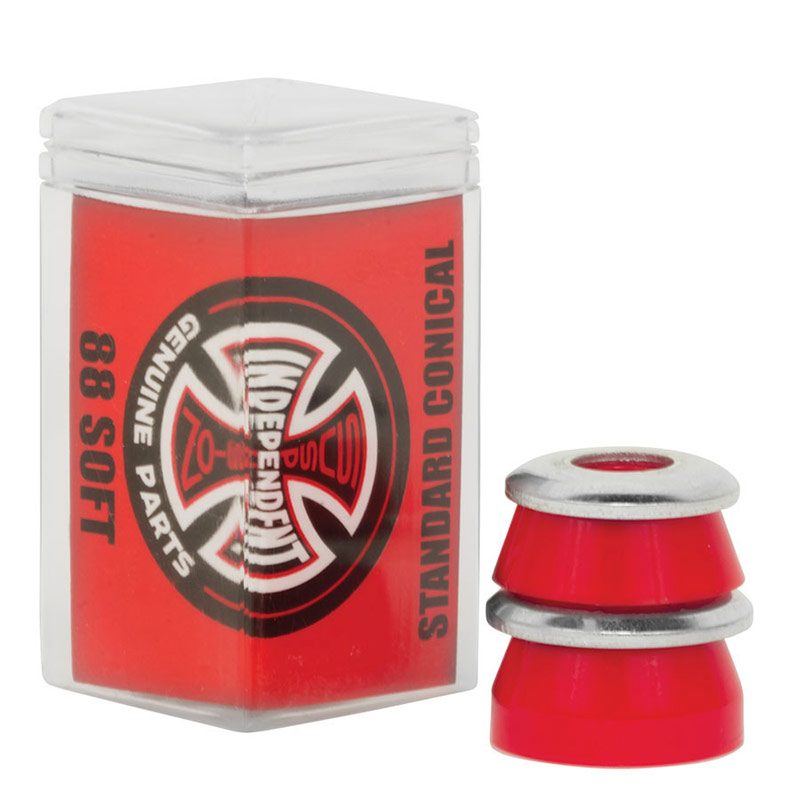 INDY BUSHINGS STD CON SOFT RED 4PK