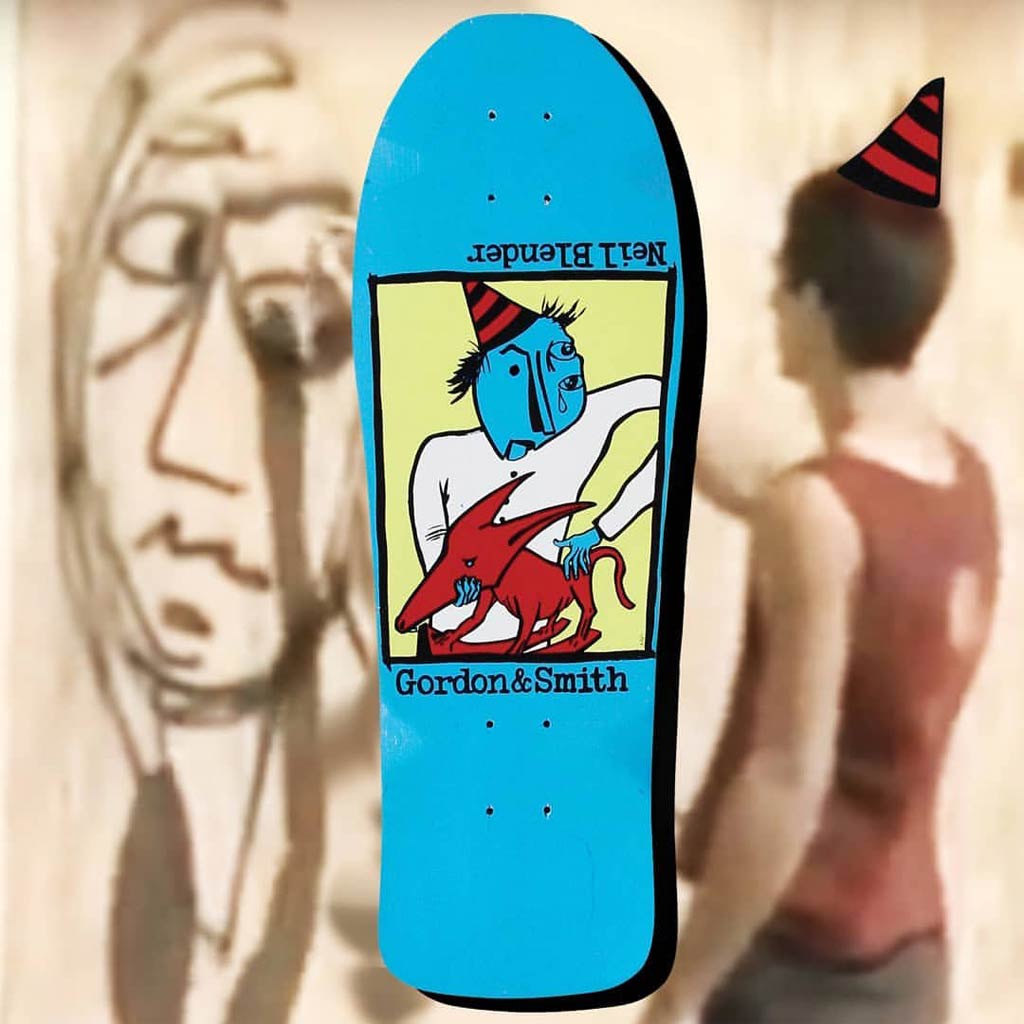 G&S Neil Rocking Dog Deck 9" RED CalStreets BoarderLabs