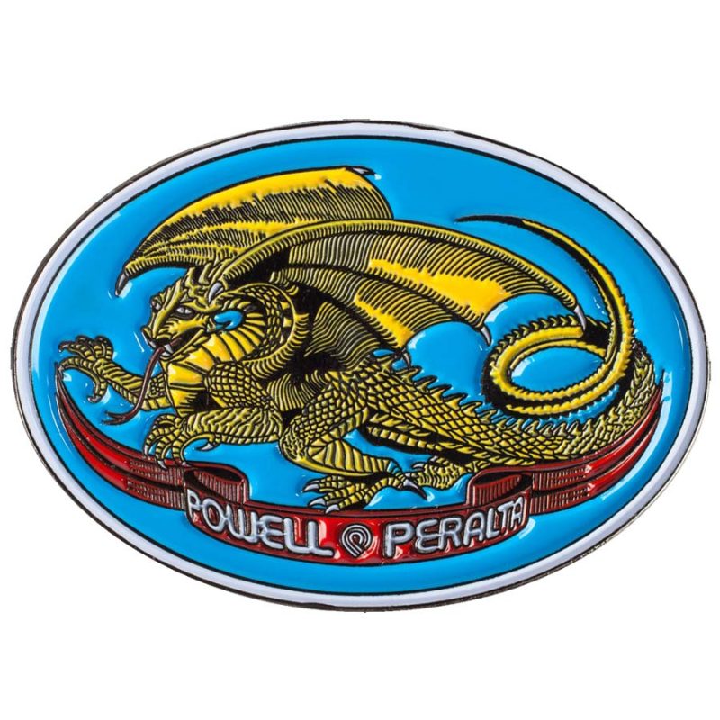 Powell Peralta Dragon Oval Pin 1"