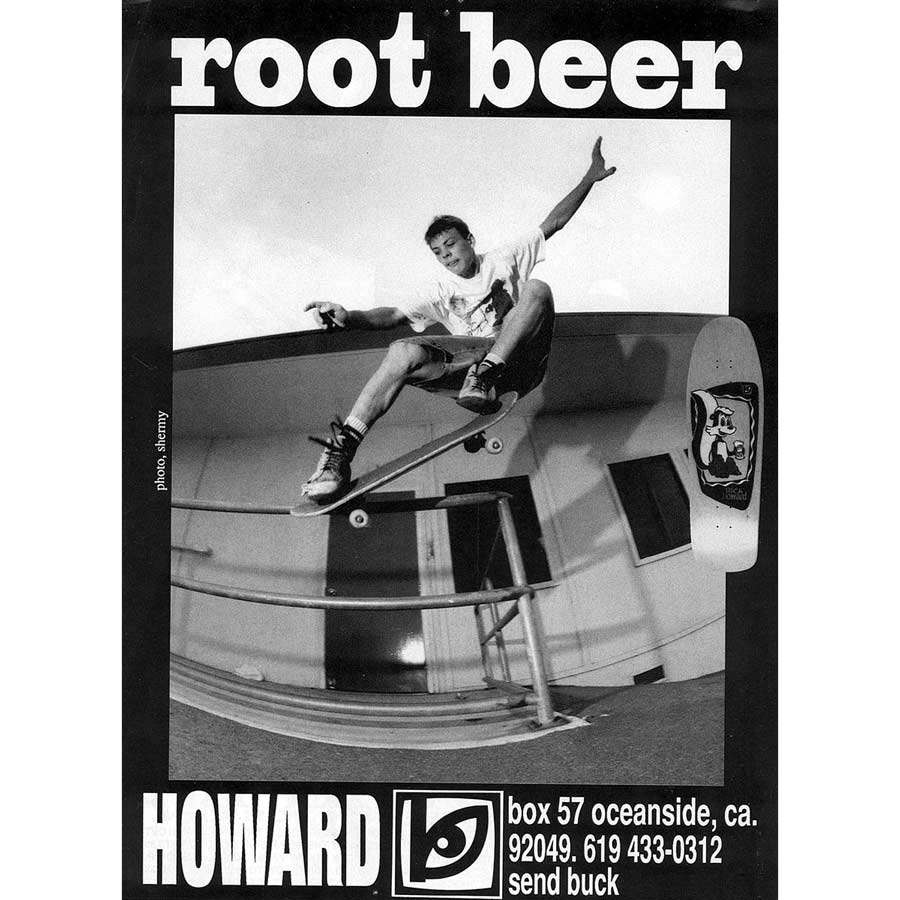 Blockhead Skateboard Reissue Deck - Rick Howard Skunk