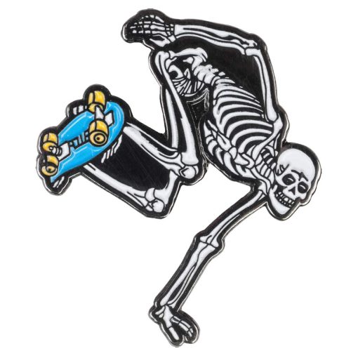 Powell Peralta Skateboard Skeleton Pin 1.5"