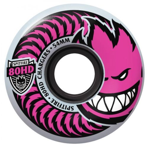 Spitfire Chargers 54mm 80HD Pushing for Pink Wheels9a