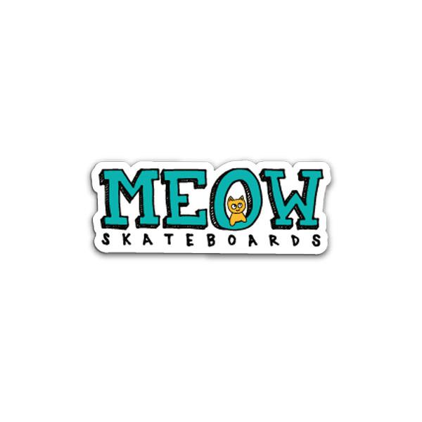 Logo Sticker Buy Meow Skateboards Canada Online Sales Vancouver Pickup