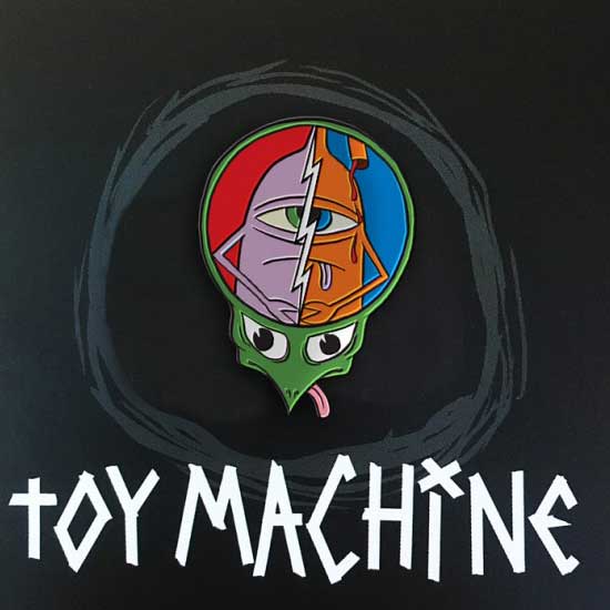 Toy Machine Pin Turtle Head