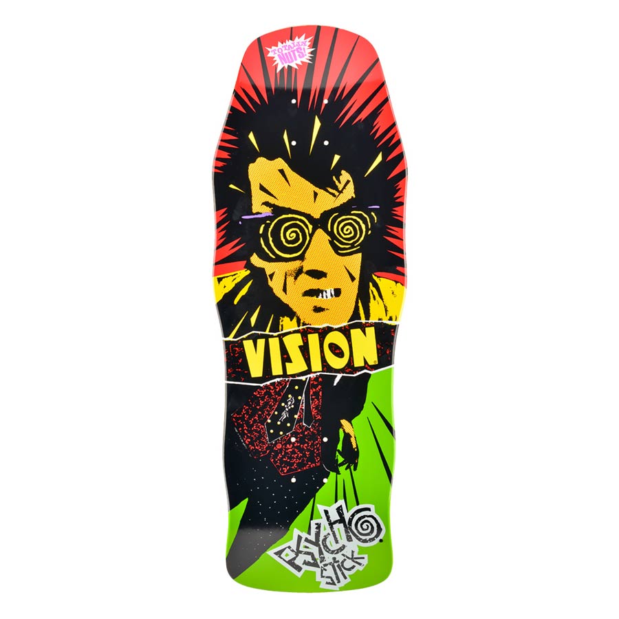 vtg 1980s Vision skateboards sticker Psycho Stick variations