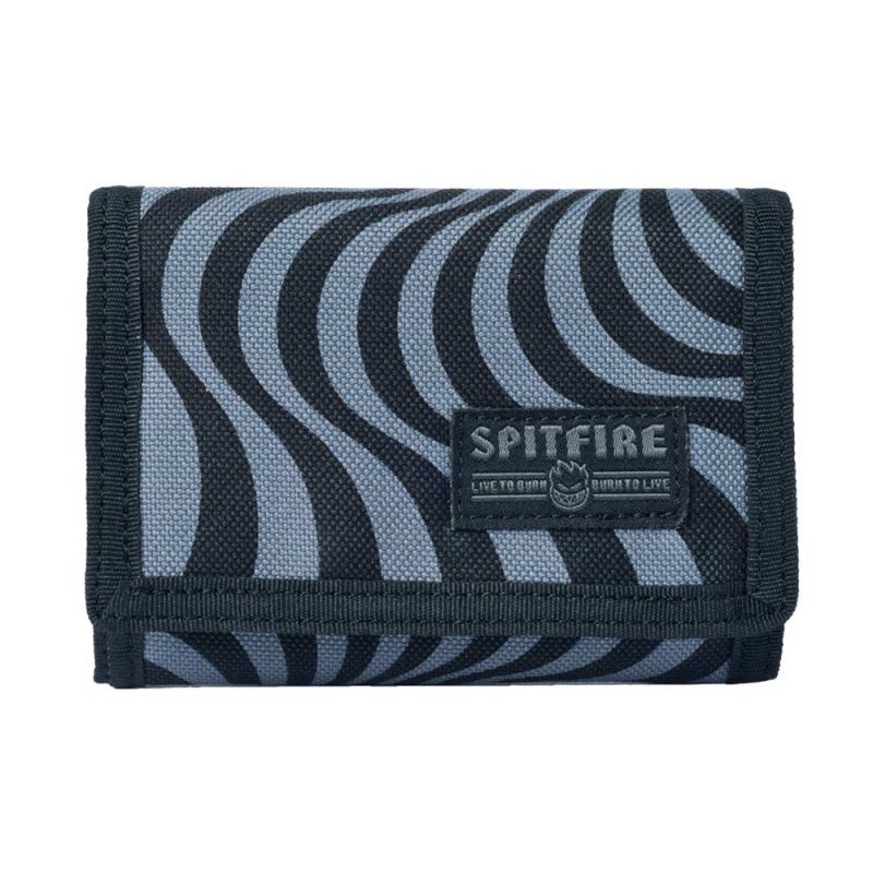 Buy Spitfire Bighead Swirl Trifold Wallet Black/Grey Canada Online Sales Vancouver Pickup