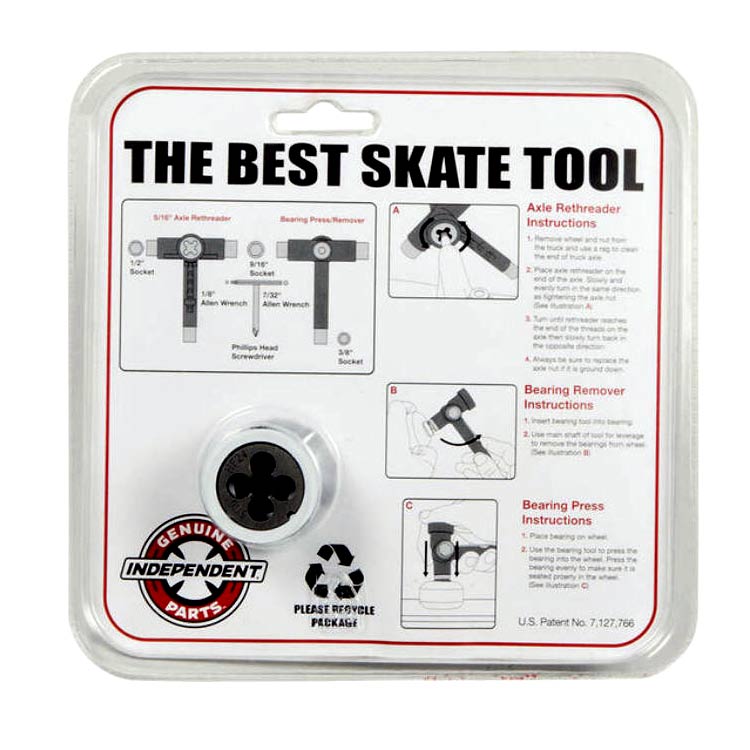 INDEPENDENT REFLEX Threader Skateboard Tool BEST SKATE TOOL Red