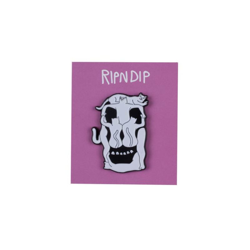 Buy Rip N Dip Nerm Skull Pin 0.75" x 1" Canada Online Sales Vancouver Pickup
