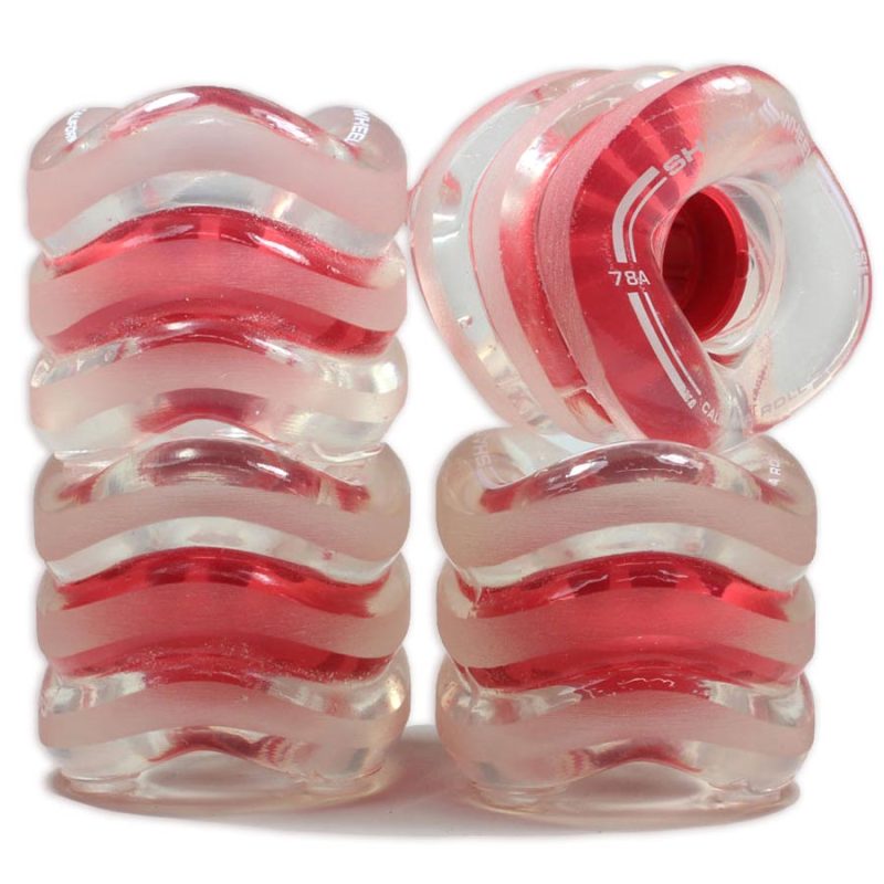 Shark Wheels Ghost Formula Clear Red Core