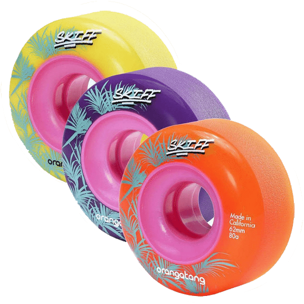 Orangatang Skiff 62 mm All-Terrain Skateboard Wheels Set of 4