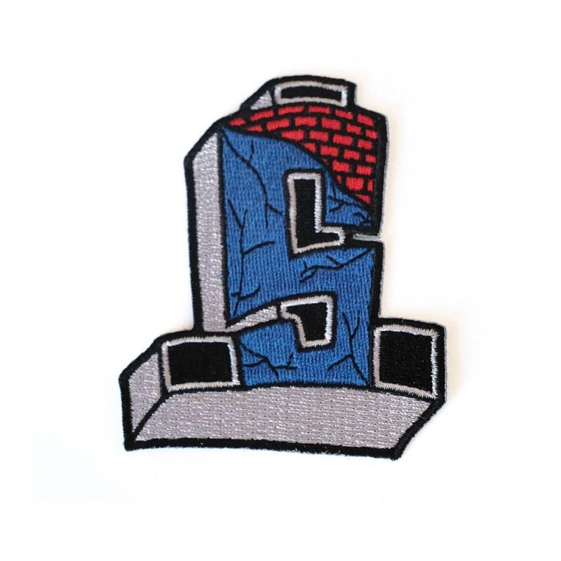 Suicidal Embroidered Cross Logo Patch