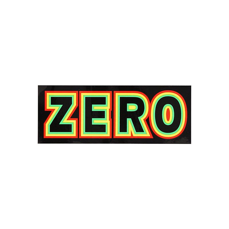 Zero Bold Rasta 5.25'' x 2'' Sticker